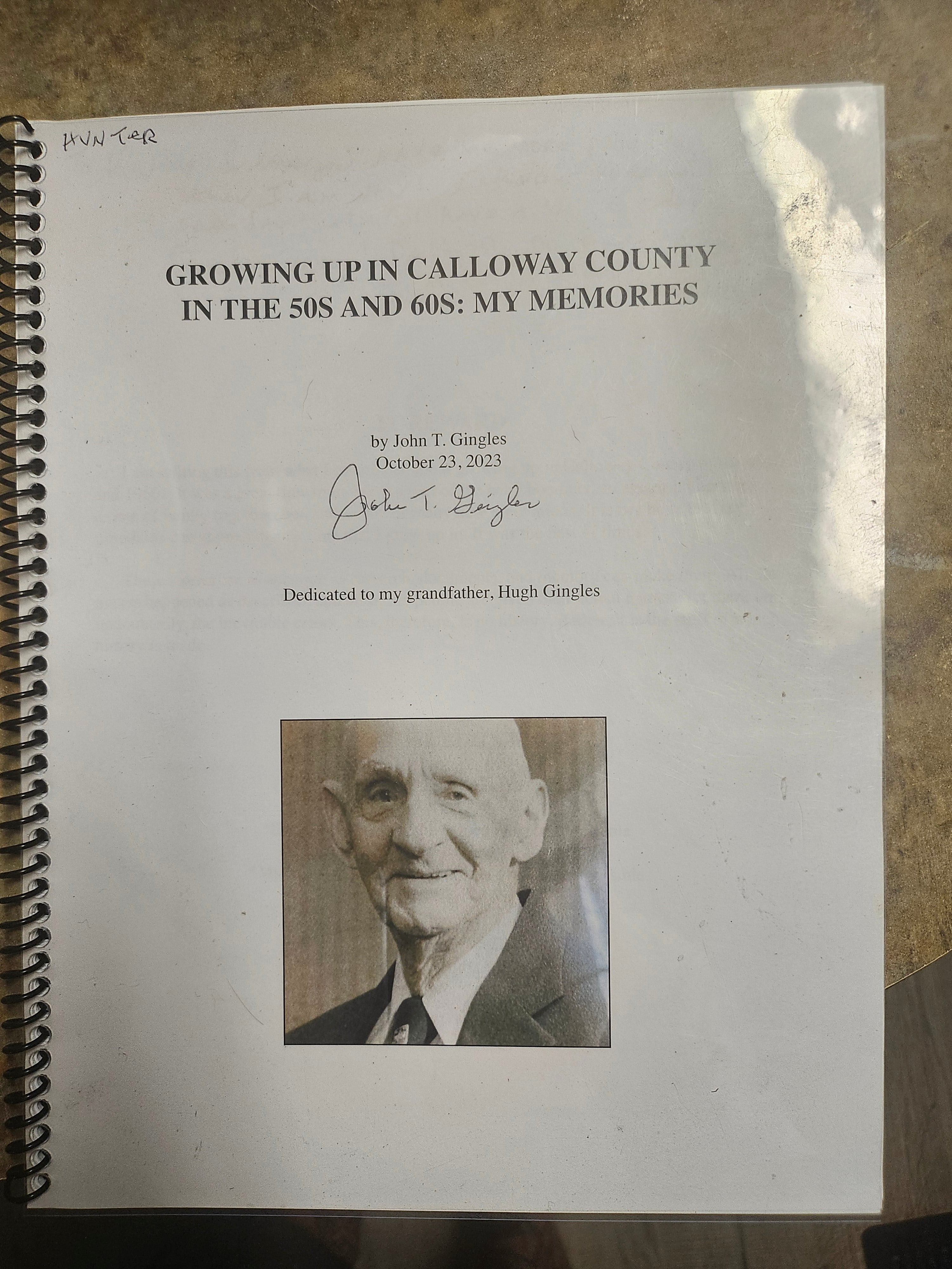 Johnny Gingles Book (PreOrder)